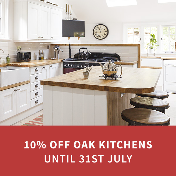 Last Chance to Save 10% on Our Solid Wood Kitchens