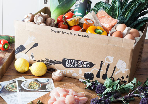 Riverford have a wide selection of recipe boxes to choose from each week.