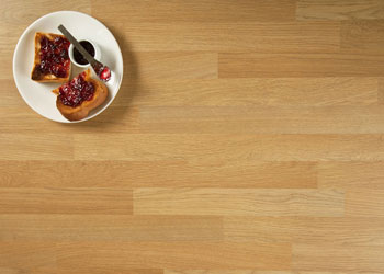 Oak block laminate worktops are easy to maintain and are inexpensive too.