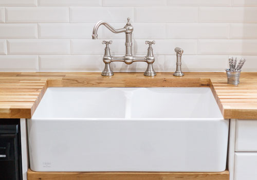 Ceramic Belfast sinks are more than just a practical feature, they are beautiful too.
