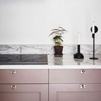 Grey shades of pink are a stylish alternative to white and grey.