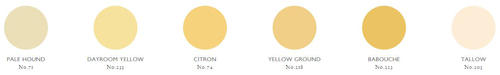 Farrow and Ball have a range of yellow shades, perfect for kitchens.