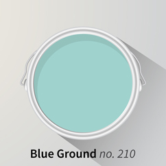 Blue Ground offers a softer take on blue for a more subtle look