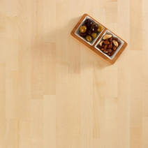 Our wonderfully bright maple worktops are known for their incredible hardness and durability.