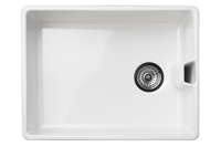 If you would prefer ceramic, this Reginox Contemporary Belfast sink looks more modern than most classic butler sinks