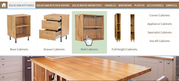 Choosing Wall Cabinets for Oak Kitchens