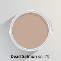 Farrow and Ball's Dead Salmon is an autumnal shade for kitchens.