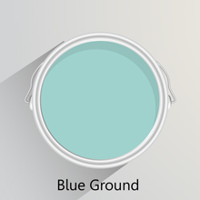 Colours of the month: Blue Ground for solid oak kitchen.