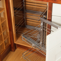 This corner cabinet is ideal for our magic basket corner solution wirework.