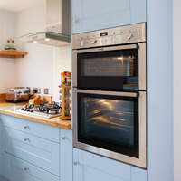 We also have full height cabinets to suit double ovens, too.