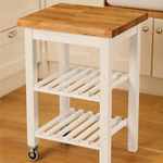 Our Kitchen Island Trolley is the perfect accessory for providing additional countertop space.