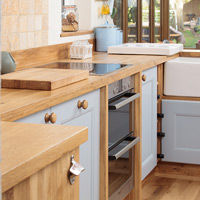 Once you have picked the perfect handles and worktops, we recommend choosing a type of wooden flooring for traditional kitchens.