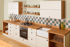 Find painted oak kitchens at our beautiful kitchen showrooms.
