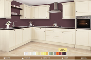 How to use our kitchen style tool to design oak kitchens.
