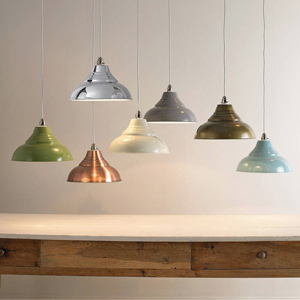 These vintage pendant lights can be used to pick out an accent if all white kitchen designs aren’t for you