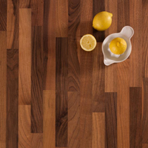 Walnut worktops have a gorgeous curly grain and varied colour that makes them ideal for luxurious traditional kitchens.
