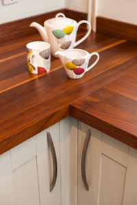 Wooden worktops are a stunning feature in solid wood kitchens in correctly maintained.