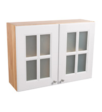Wall cabinet - 2 x glazed door