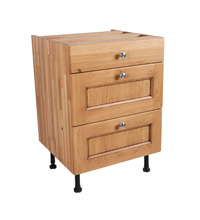 Pan Drawer Base cabinet - 3 drawers