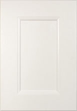 All white Solid Oak Kitchen Door
