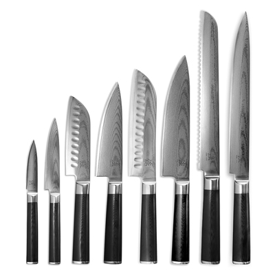 These ProCook Damascus knives have been crafted from Japanese Damascus stainless steel.