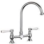 This Rangemaster Belfast kitchen mixer tap is perfect for a traditional kitchen.