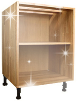 Sparkling clean cabinet