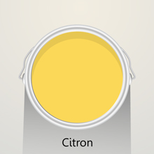 Colours of the month: Citron for solid oak kitchen.