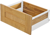 White pan drawer