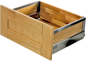 Stainless steel pan drawer