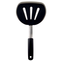 A special pancake spatula might seem like overkill, but this wide and flat turner from OXO is the perfect pancake tool.