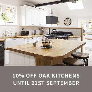 Save 10% on Solid Wood Kitchens in September
